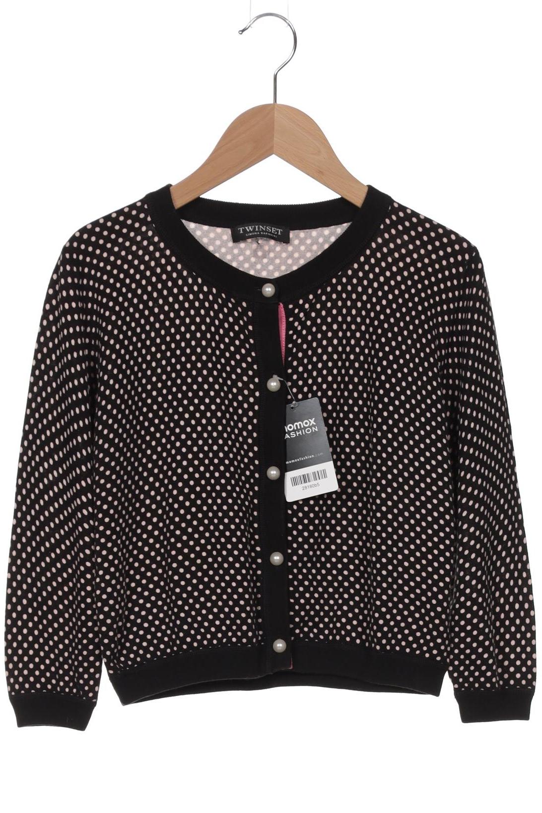 

Twinset Damen Strickjacke, schwarz, Gr. 36