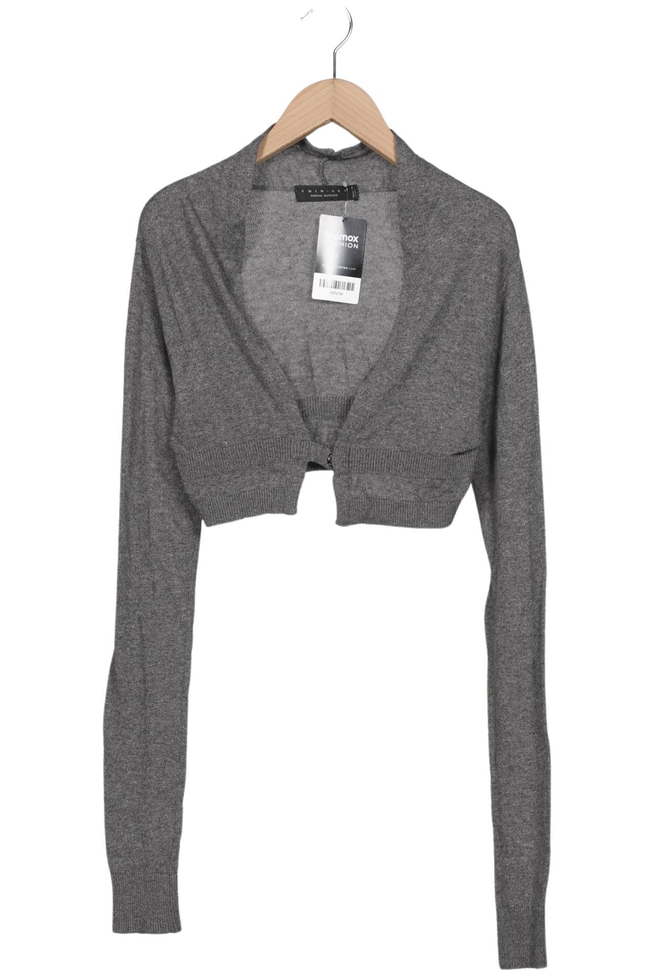 

Twinset Damen Strickjacke, grau, Gr. 38