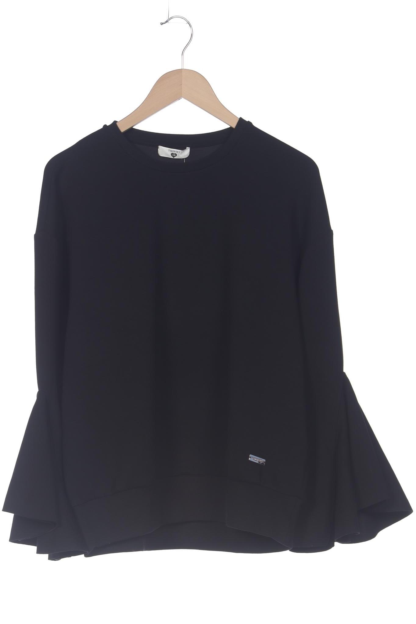 

Twinset Damen Sweatshirt, schwarz, Gr. 44