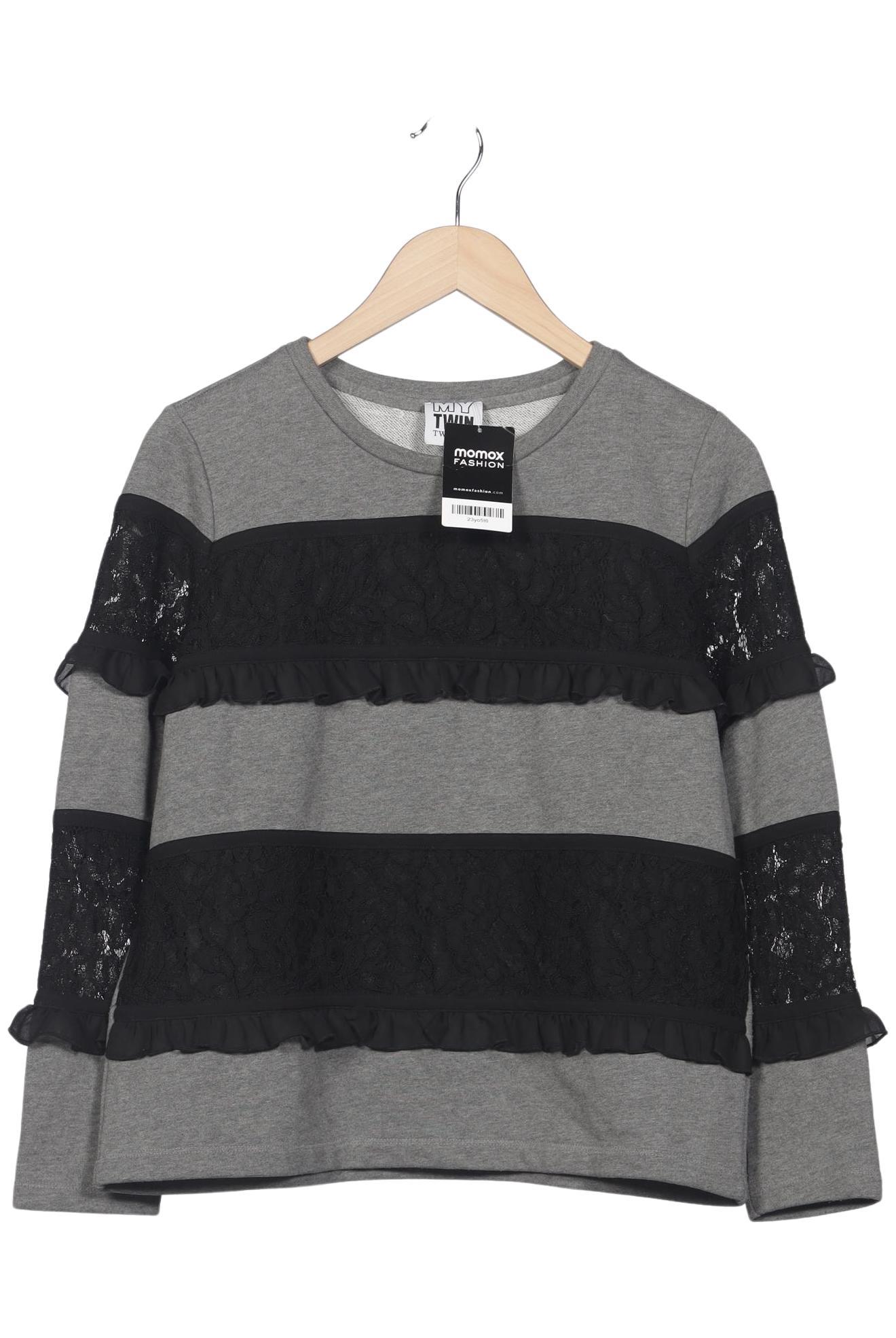

Twinset Damen Sweatshirt, grau, Gr. 38