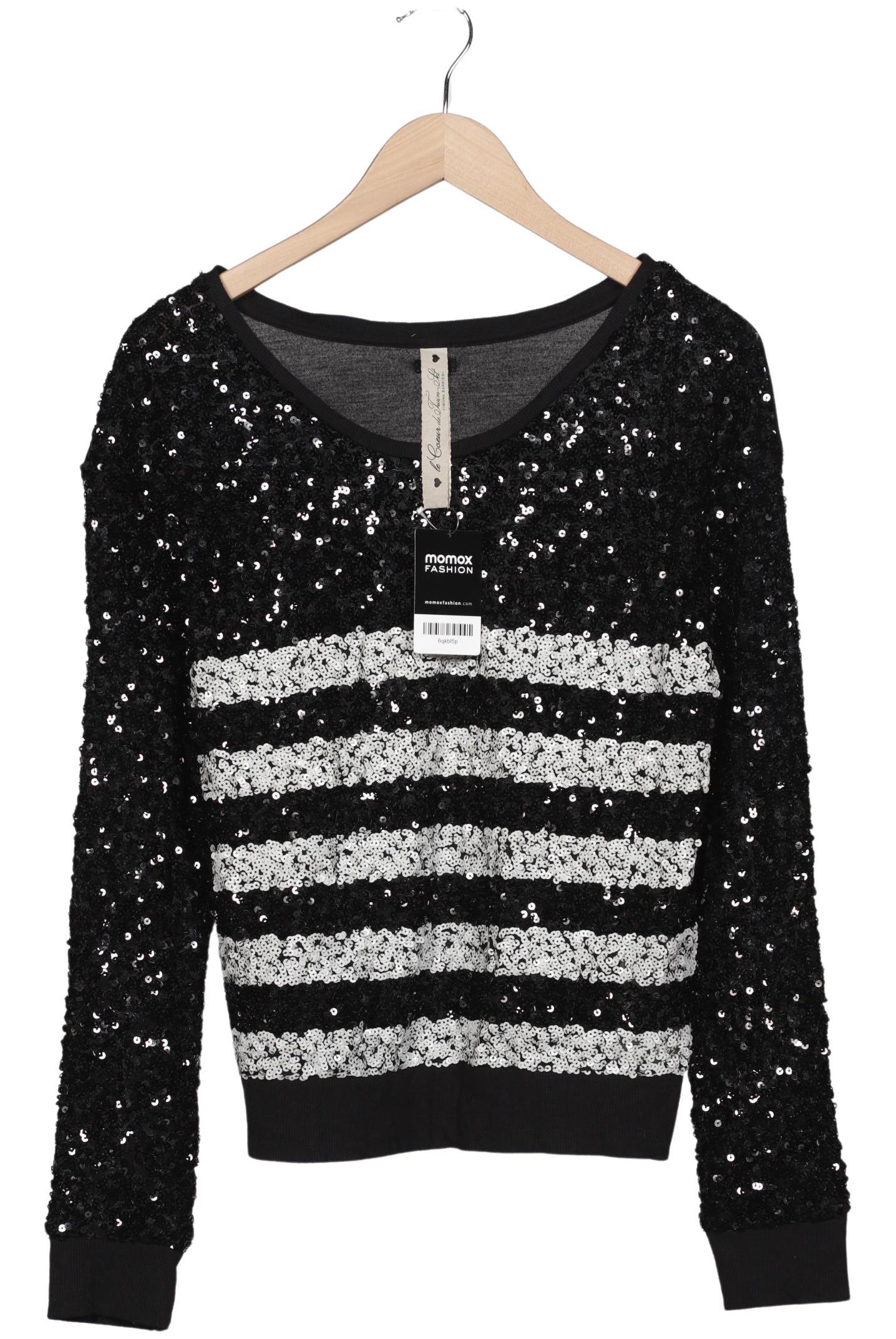 

Twinset Damen Sweatshirt, schwarz, Gr. 44