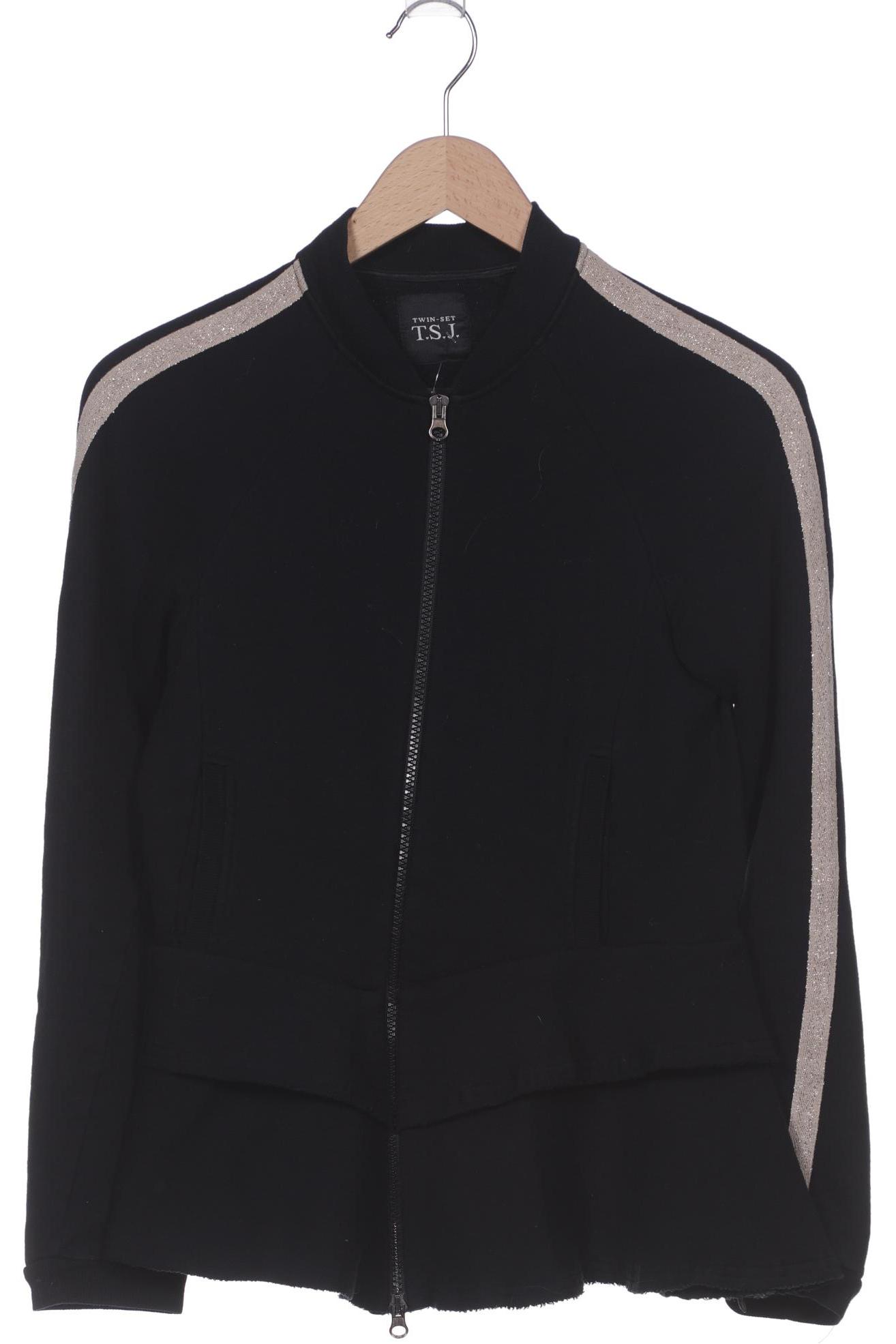 

Twinset Damen Sweatshirt, schwarz, Gr. 38