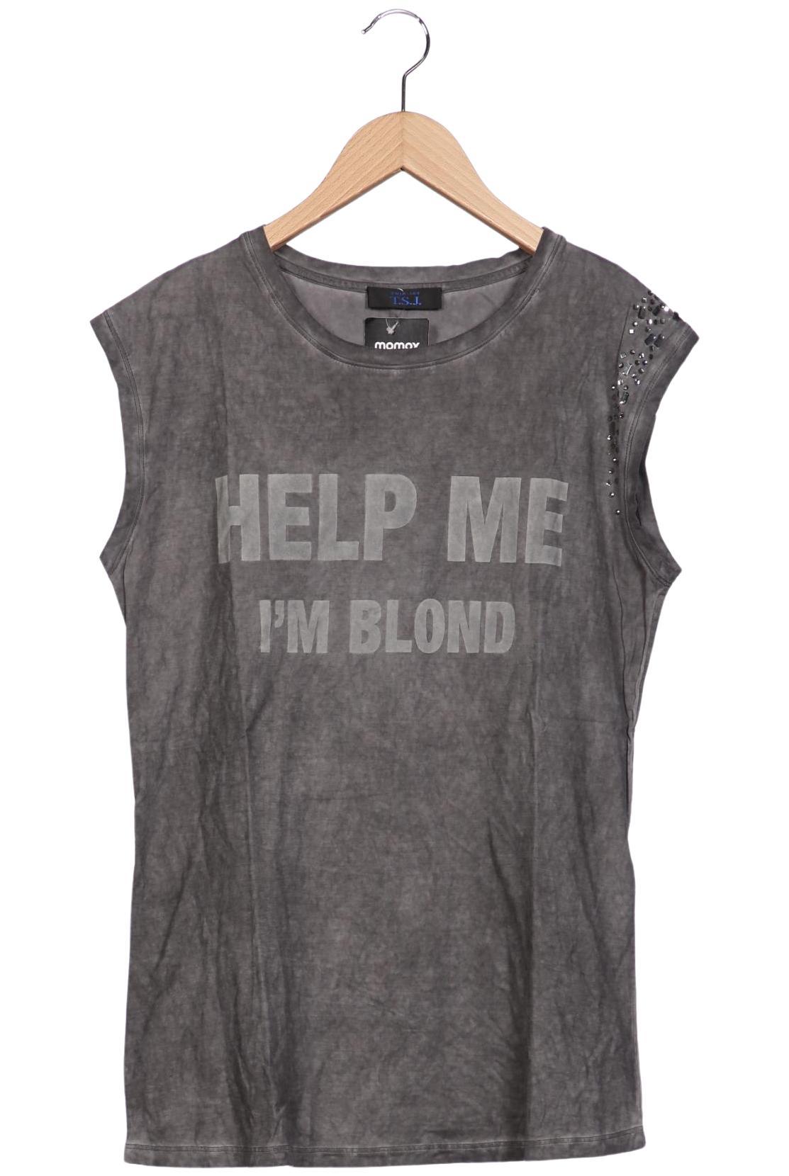 

Twinset Damen T-Shirt, grau, Gr. 38