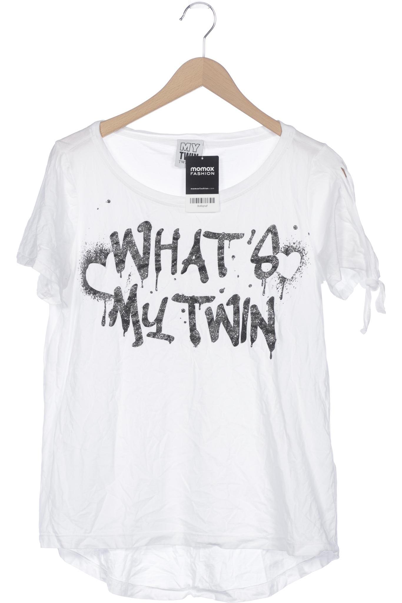 

Twinset Damen T-Shirt, weiß, Gr. 36