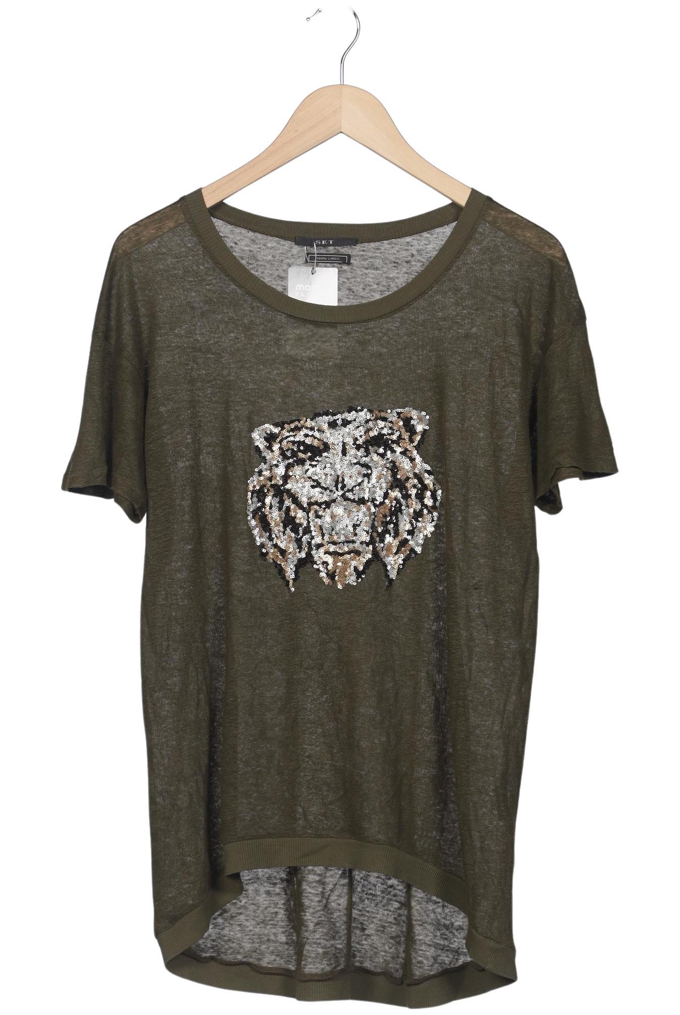 

Twinset Damen T-Shirt, grün, Gr. 36