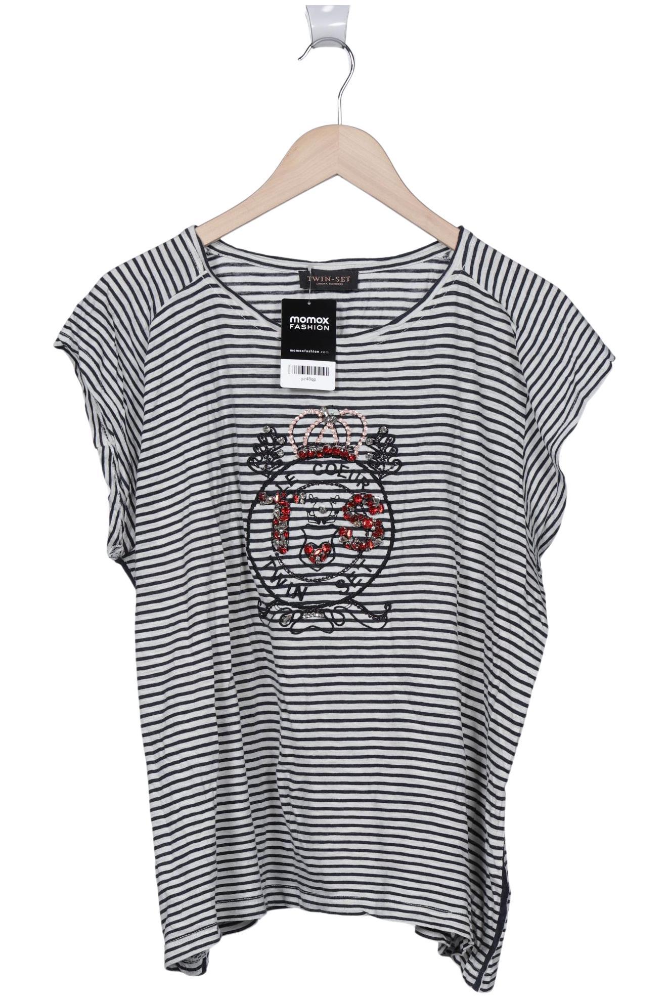 

Twinset Damen T-Shirt, mehrfarbig, Gr. 42