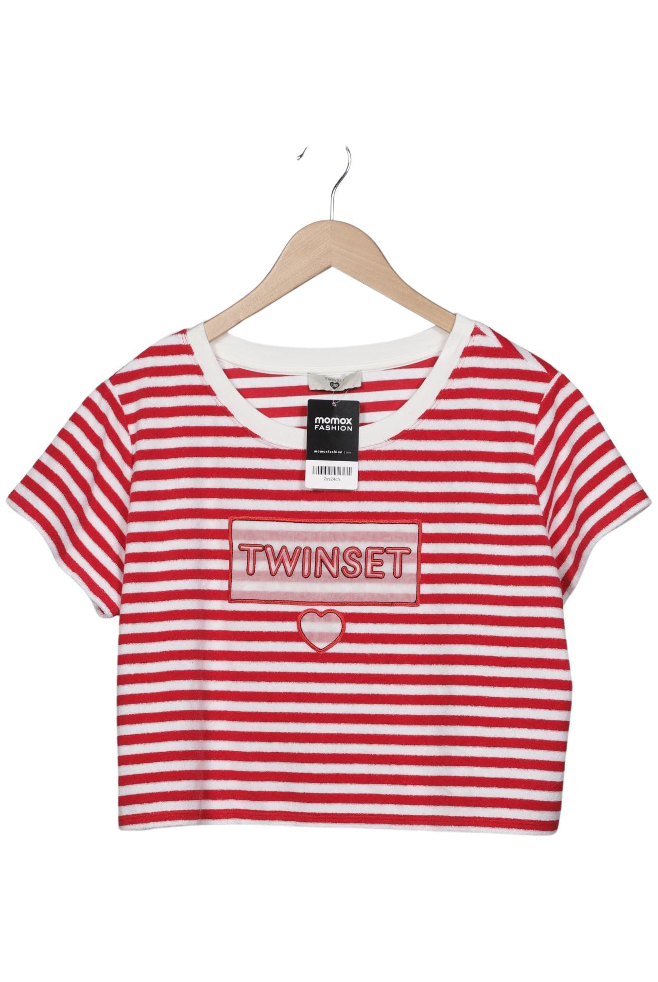 

Twinset Damen T-Shirt, mehrfarbig, Gr. 44