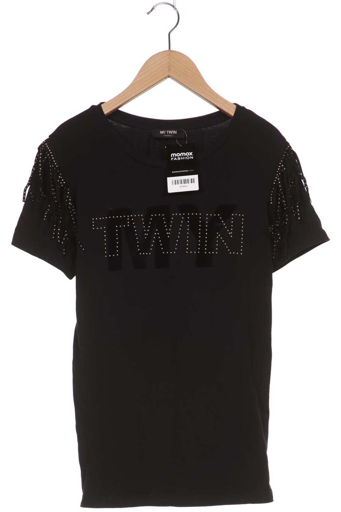 

TWINSET Damen T-Shirt, schwarz