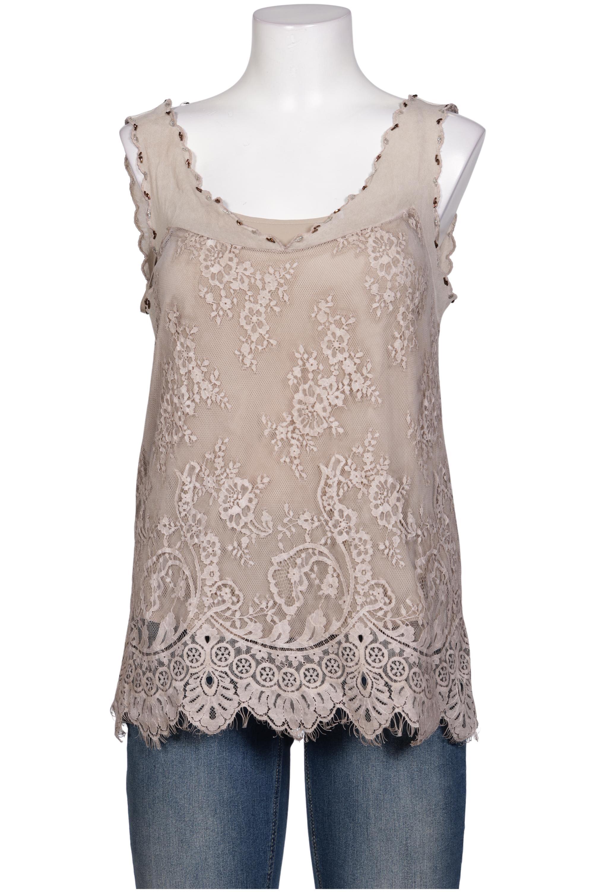 

Twinset Damen Top, beige, Gr. 36