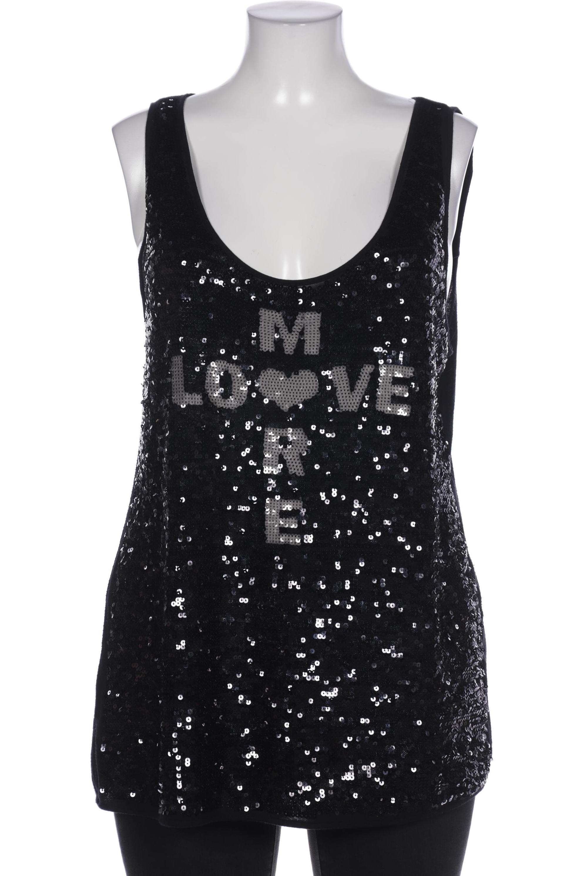 

Twinset Damen Top, schwarz, Gr. 42