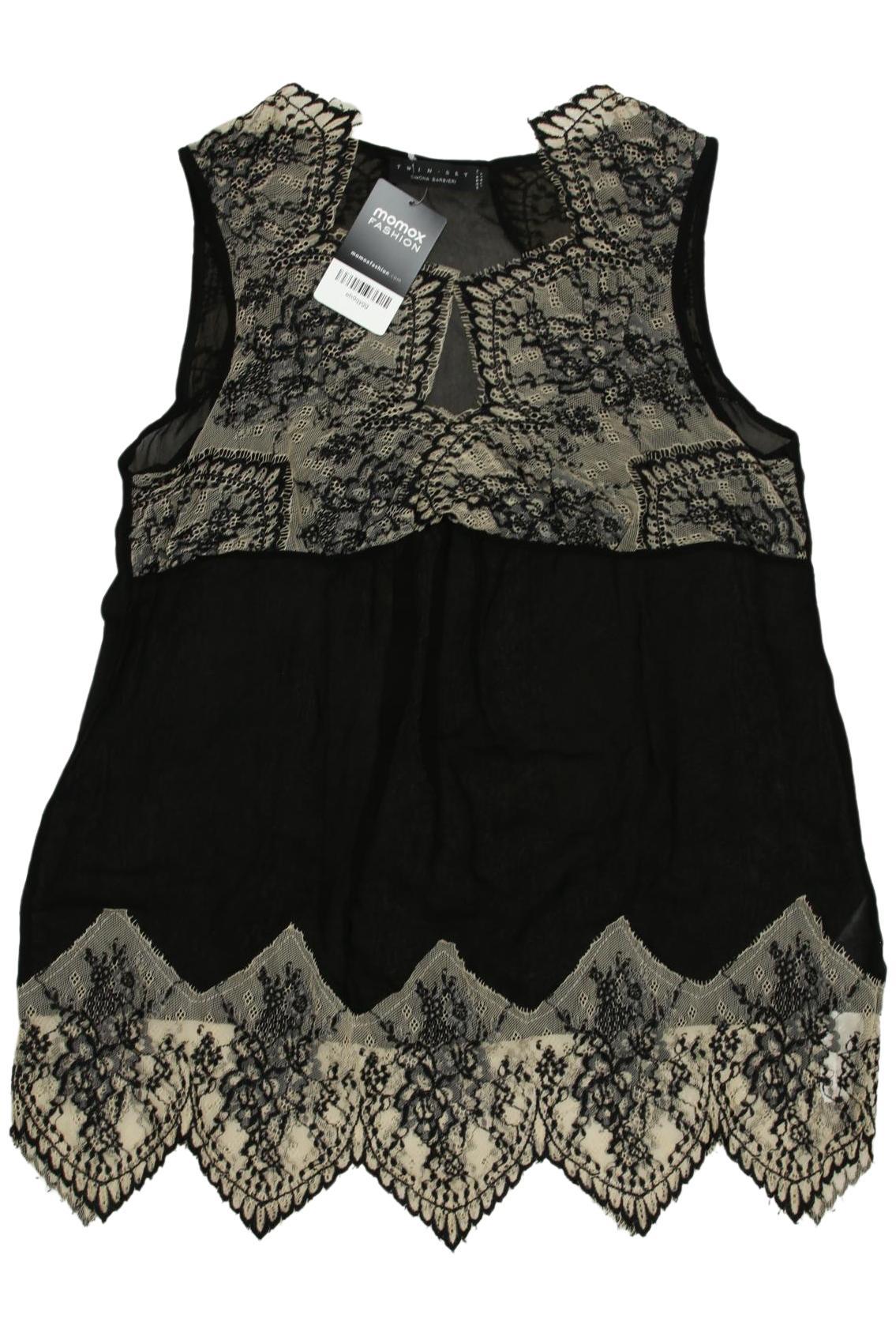 

Twinset Damen Top, schwarz, Gr. 36