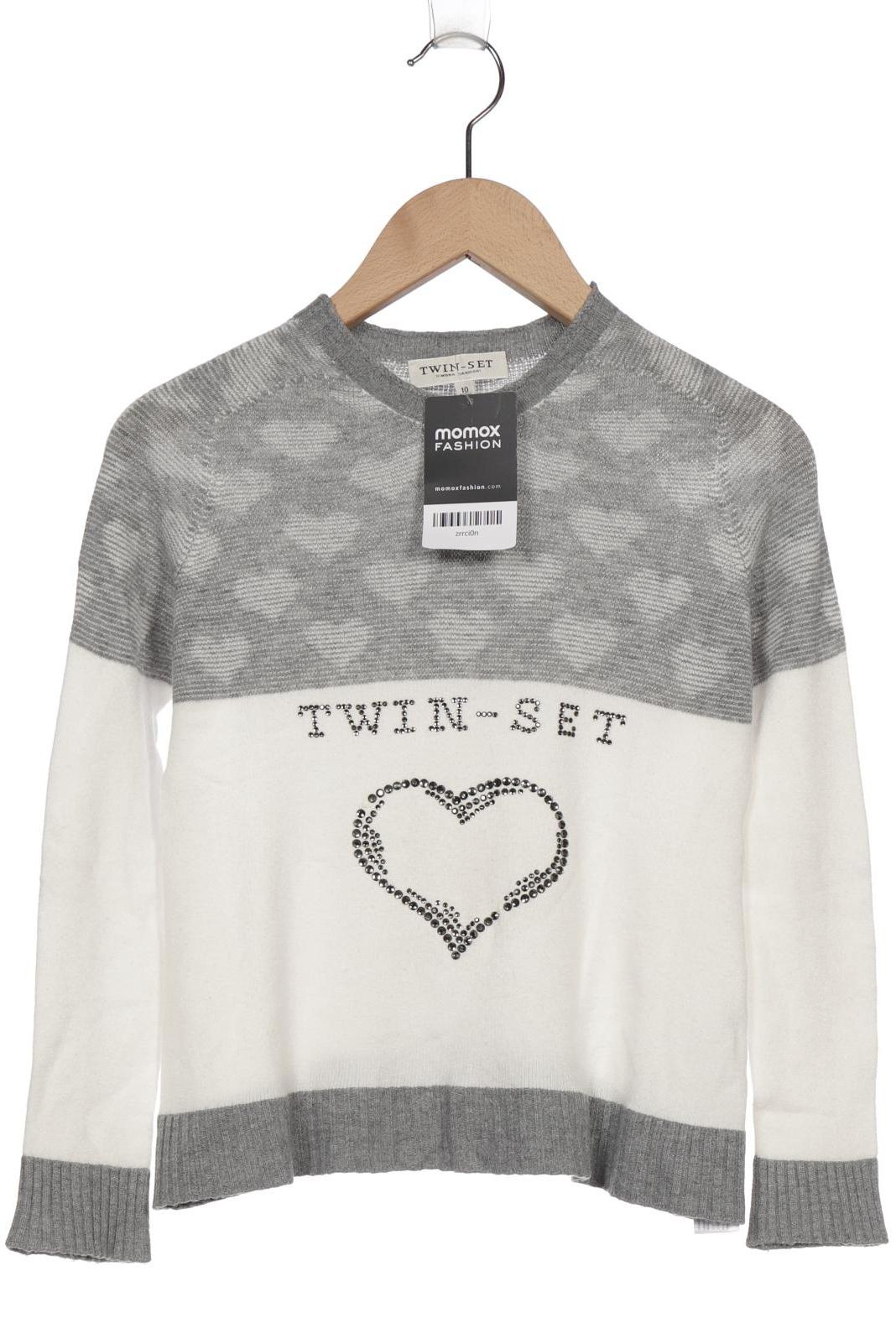 

Twinset Damen Pullover, grau, Gr. 140