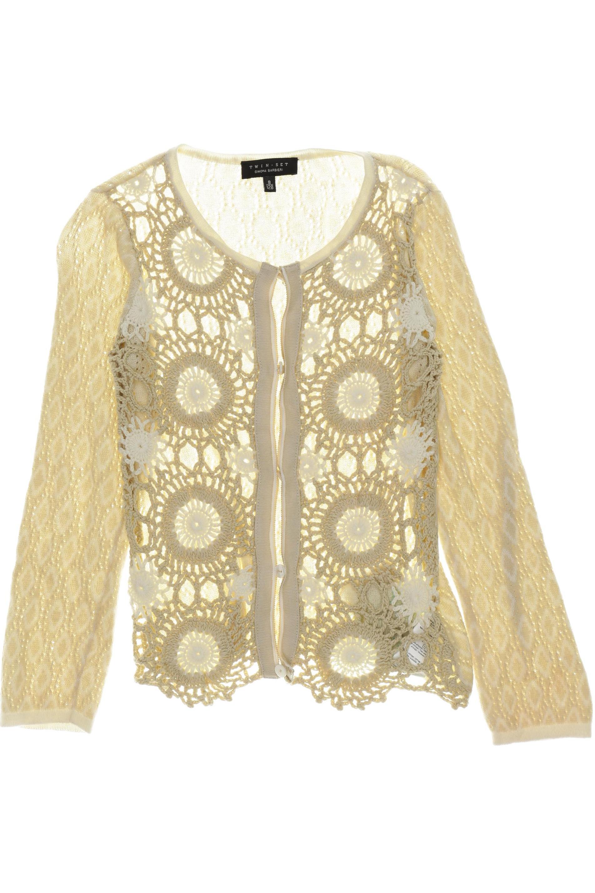 

Twinset Damen Strickjacke, beige, Gr. 128