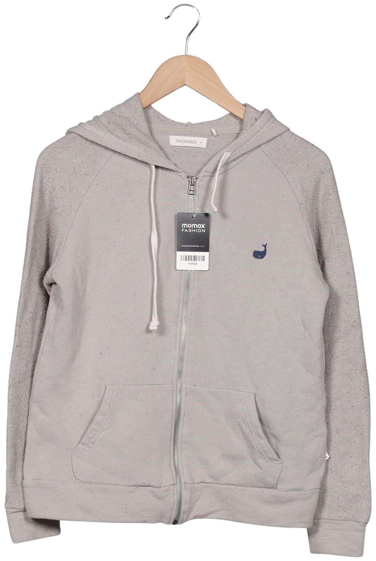 

Twothirds Damen Kapuzenpullover, grau, Gr. 38