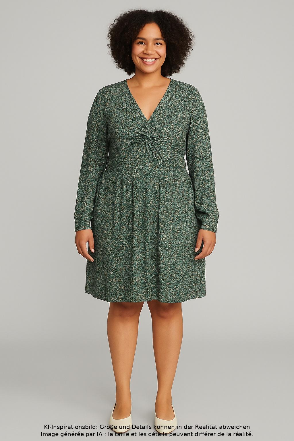 

Twothirds Damen Kleid, grün, Gr. 42