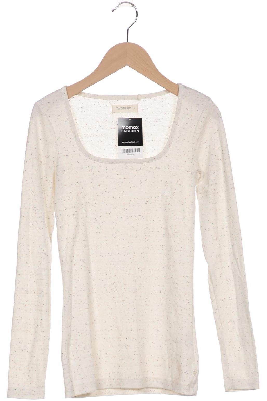

TWOTHIRDS Damen Langarmshirt, cremeweiß