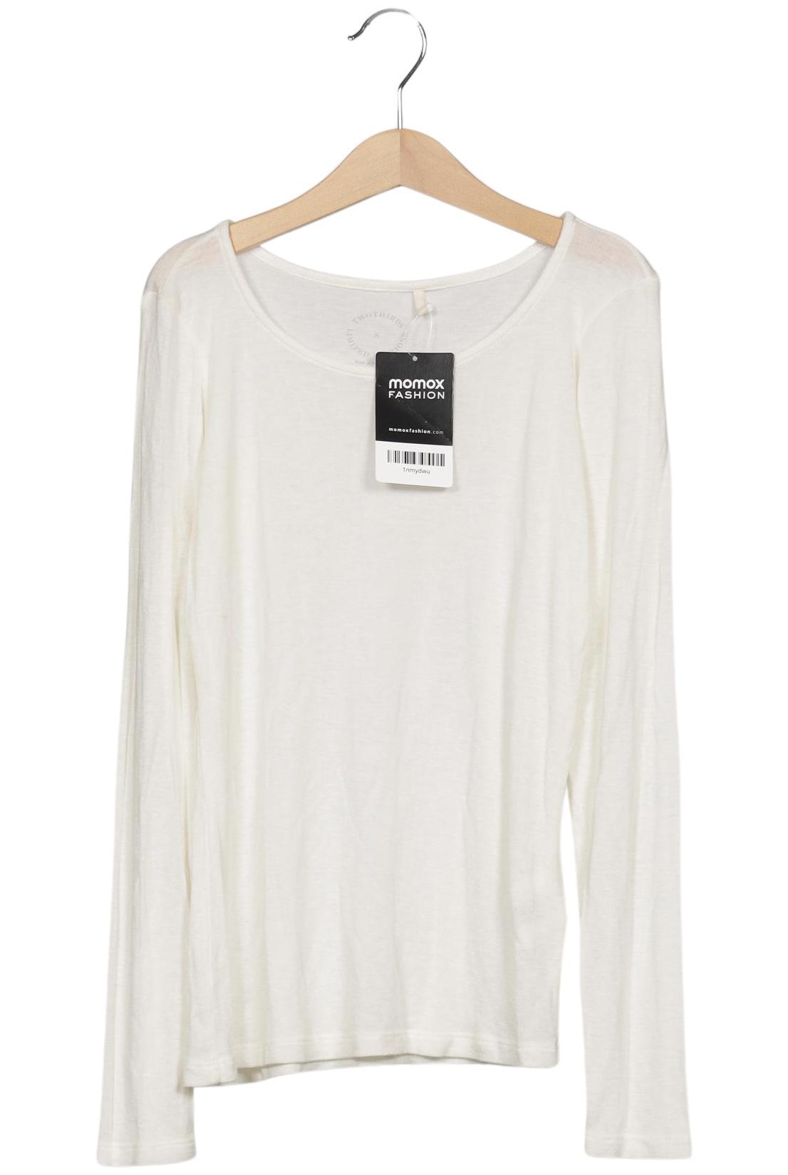 

Twothirds Damen Langarmshirt, weiß, Gr. 36