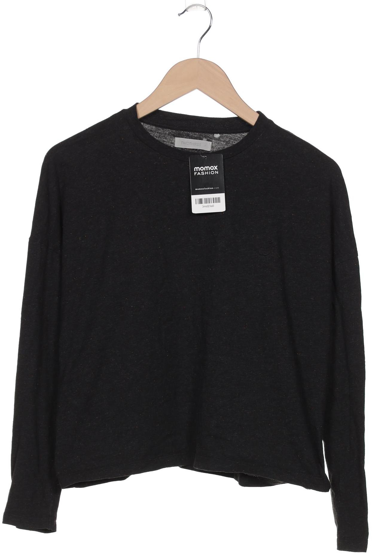 

Twothirds Damen Langarmshirt, schwarz, Gr. 36
