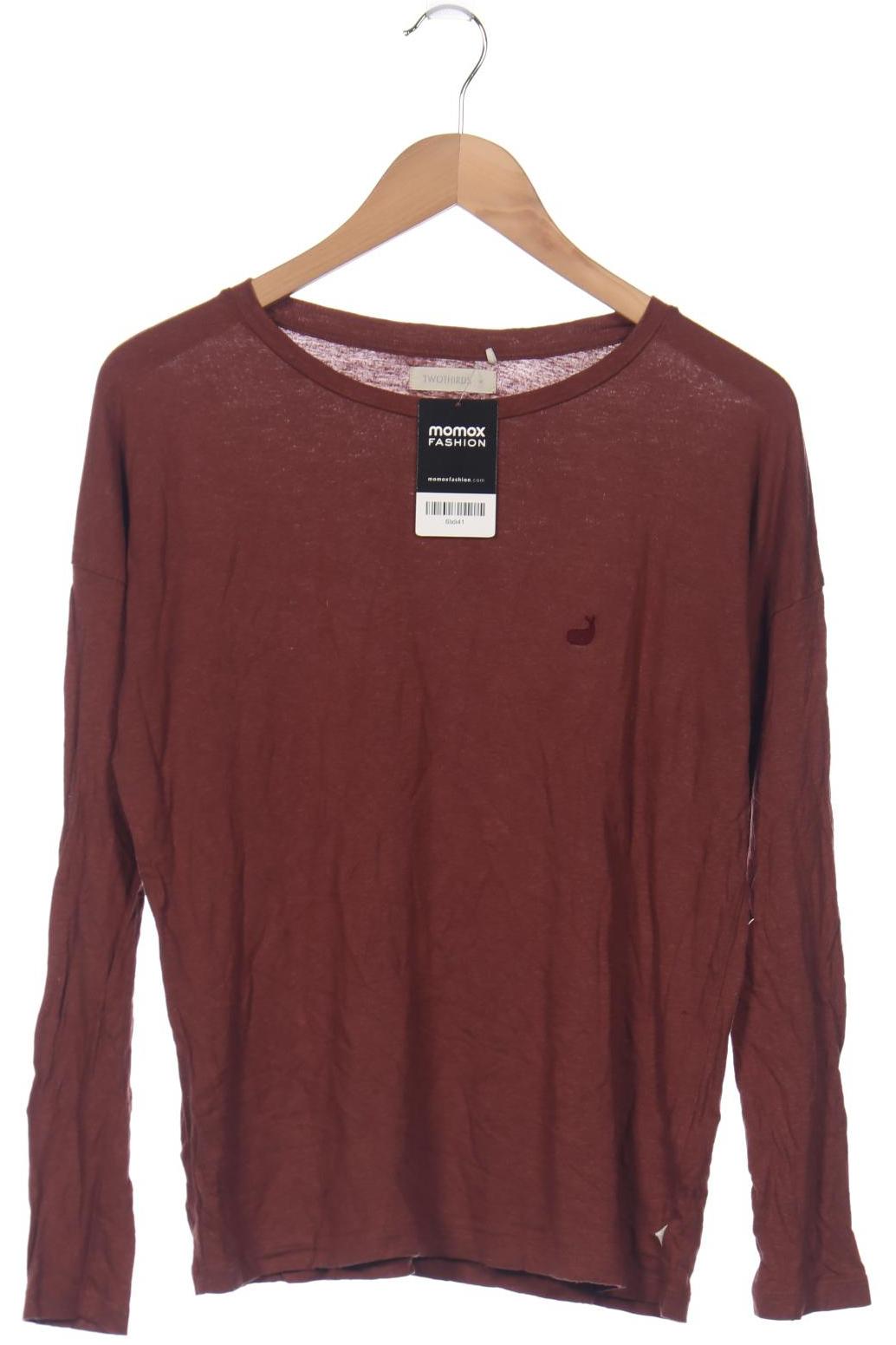 

TWOTHIRDS Damen Langarmshirt, braun