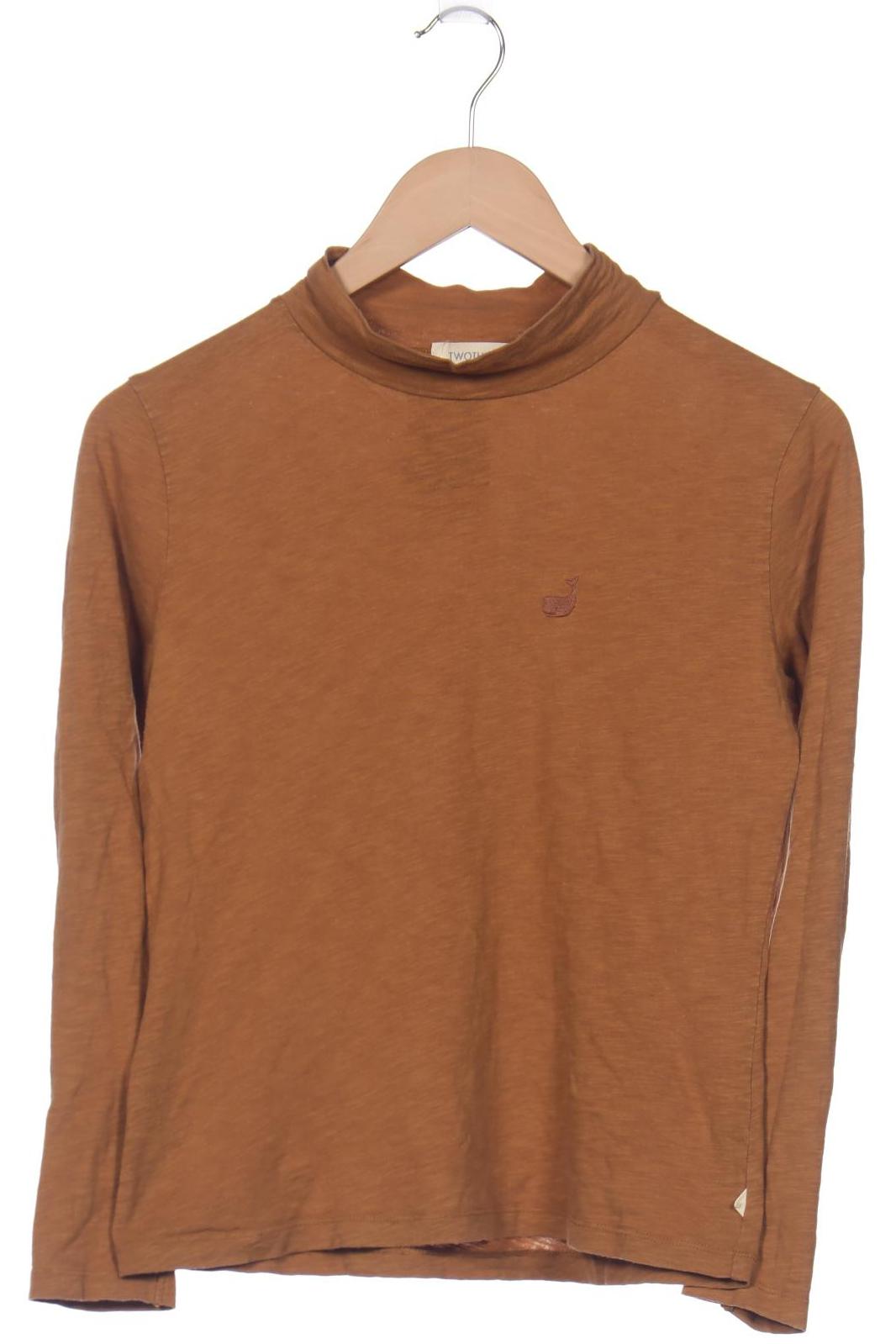 

Twothirds Damen Langarmshirt, braun, Gr. 36