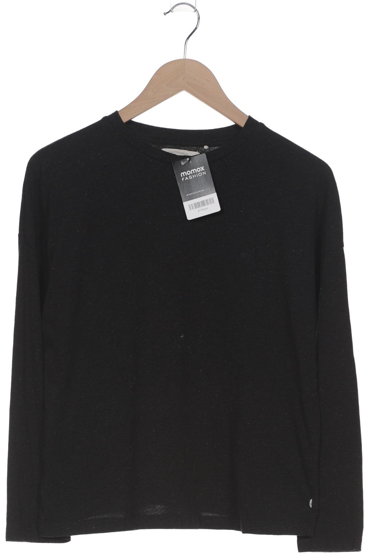 

Twothirds Damen Langarmshirt, schwarz, Gr. 38