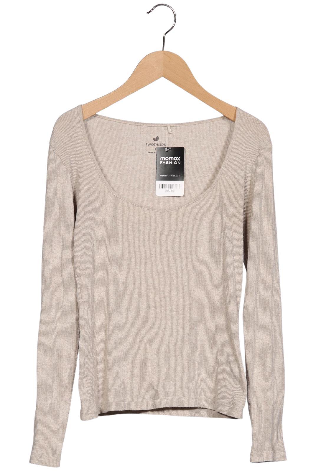 

Twothirds Damen Langarmshirt, grau, Gr. 36