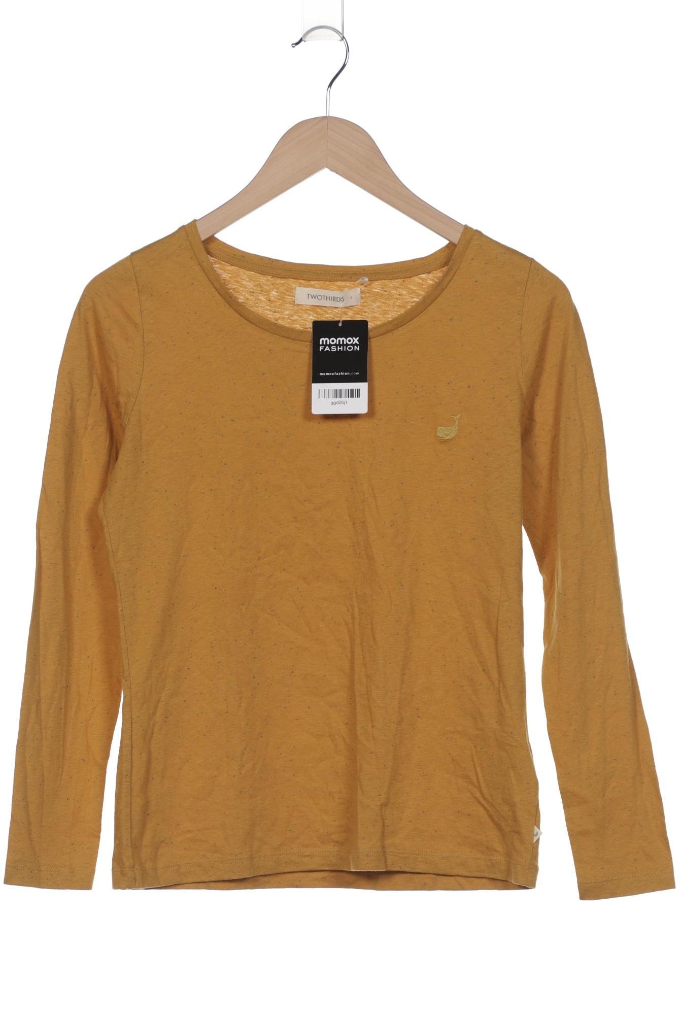

Twothirds Damen Langarmshirt, gelb, Gr. 36