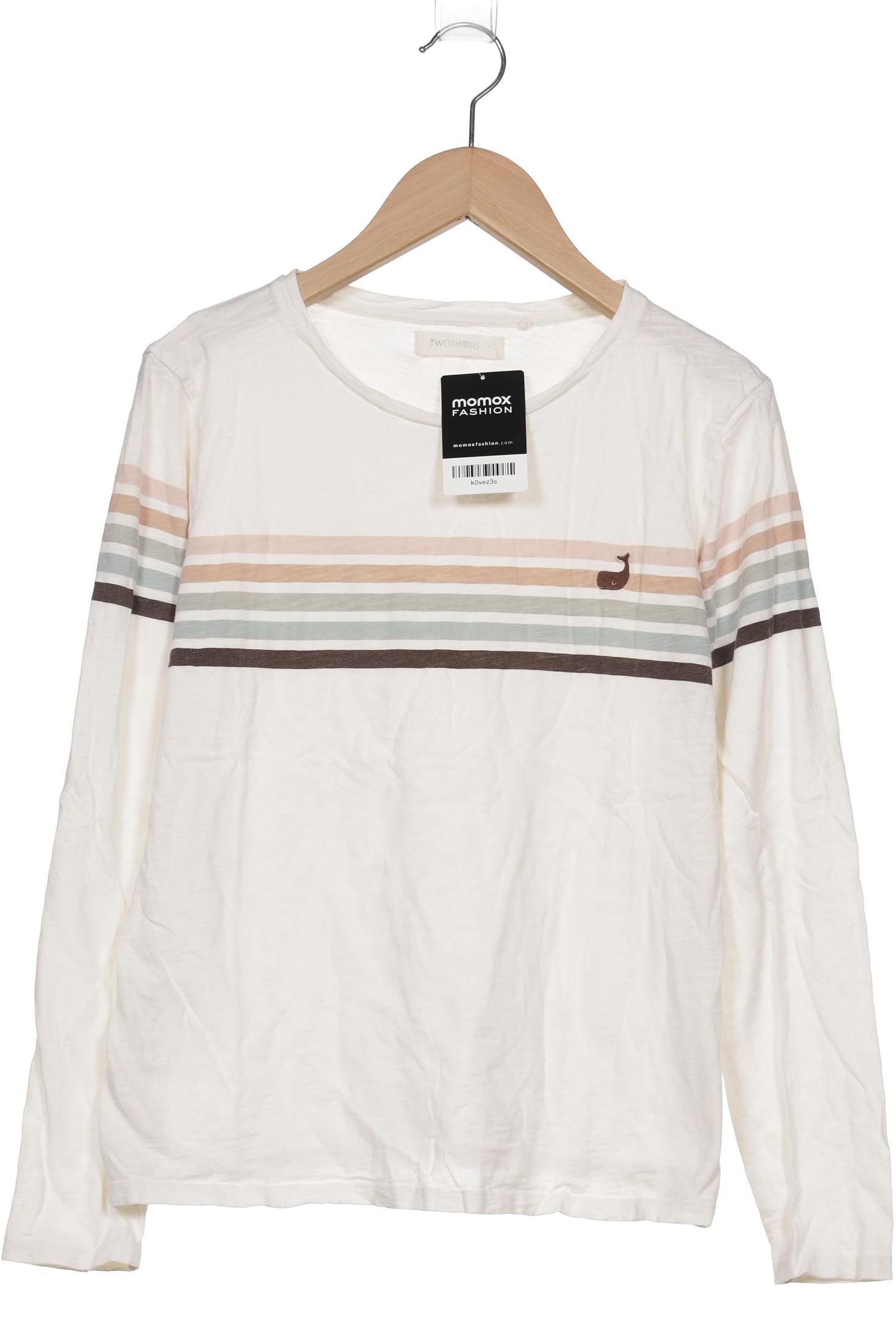 

Twothirds Damen Langarmshirt, weiß, Gr. 36