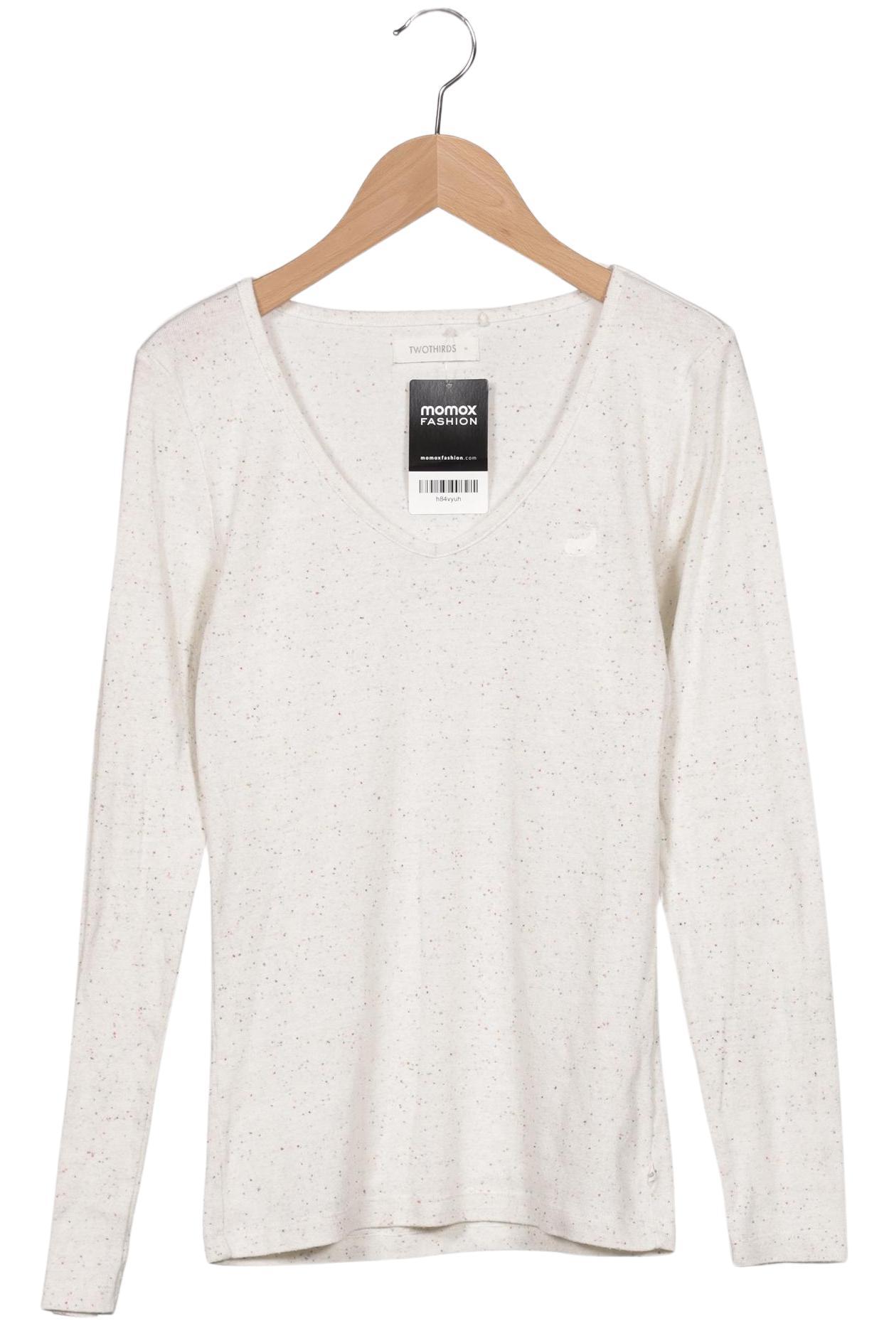 

Twothirds Damen Langarmshirt, weiß, Gr. 38