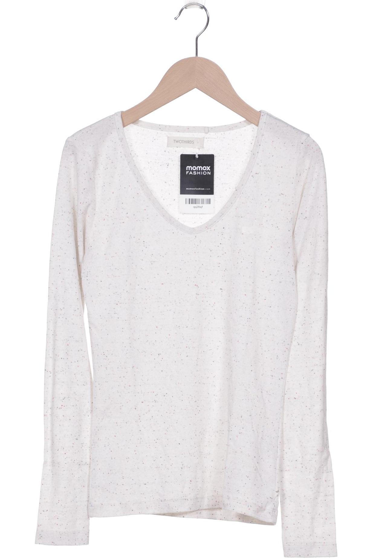 

TWOTHIRDS Damen Langarmshirt, weiß