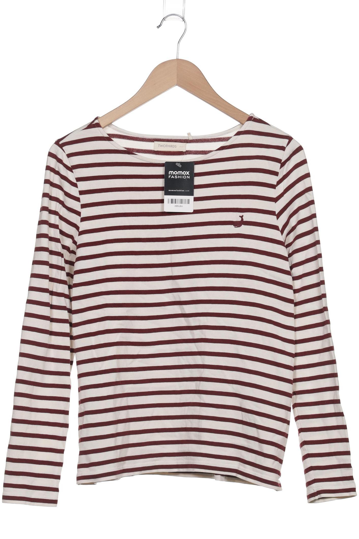 

Twothirds Damen Langarmshirt, weiß, Gr. 36