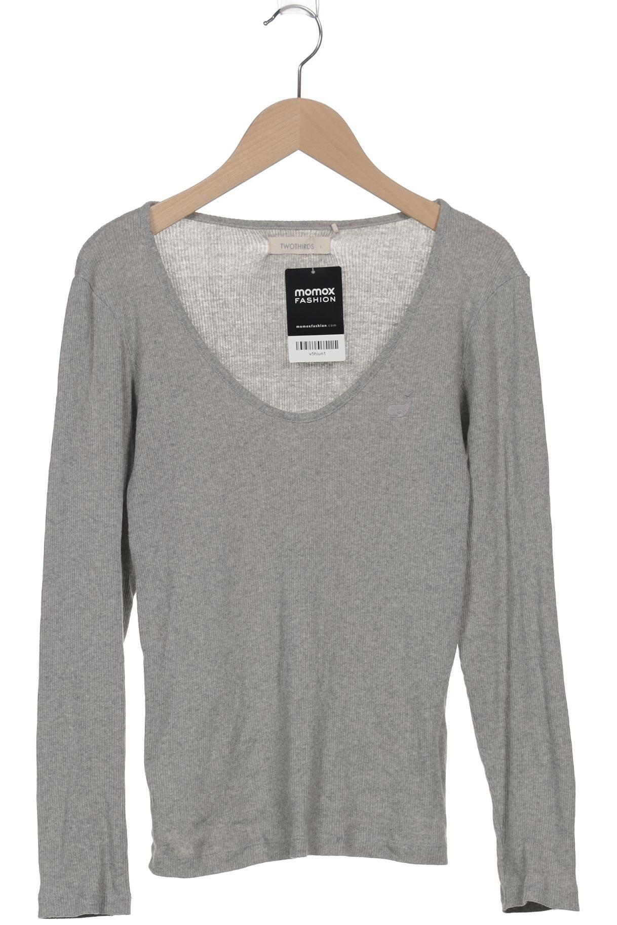 

Twothirds Damen Langarmshirt, grau, Gr. 36