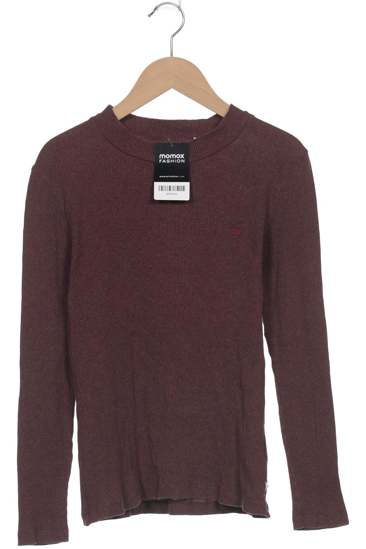 

Twothirds Damen Langarmshirt, bordeaux, Gr. 36