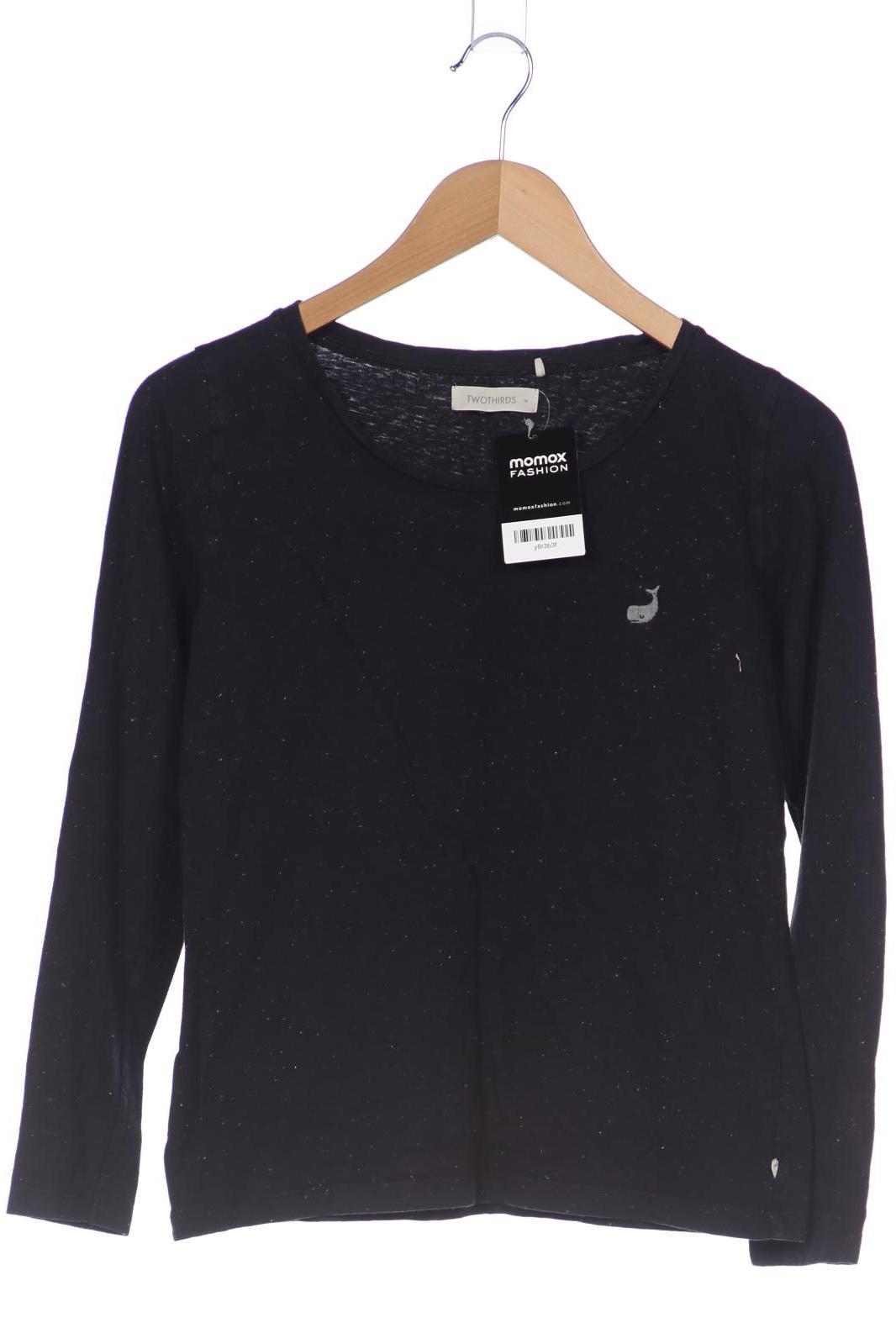 

Twothirds Damen Langarmshirt, schwarz, Gr. 38