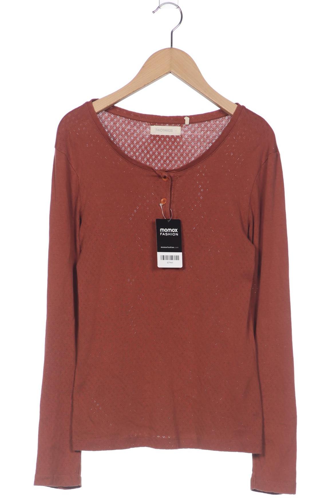 

Twothirds Damen Langarmshirt, braun, Gr. 36