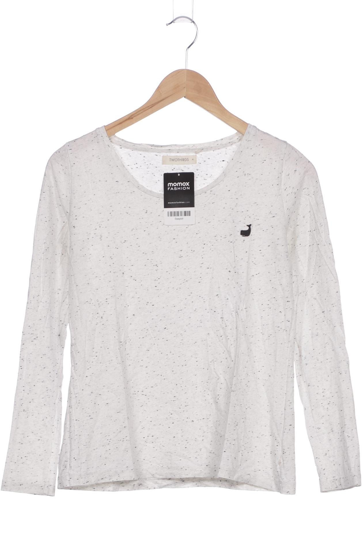 

Twothirds Damen Langarmshirt, cremeweiß, Gr. 38