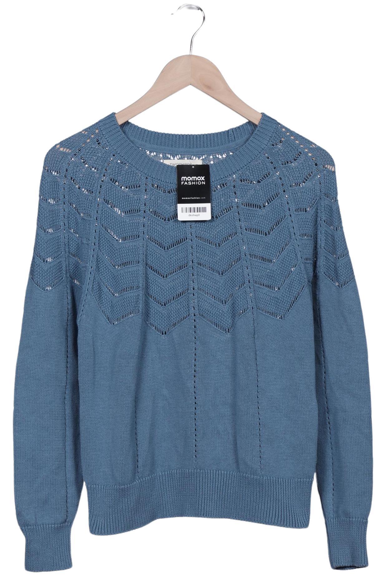 

Twothirds Damen Pullover, blau, Gr. 34