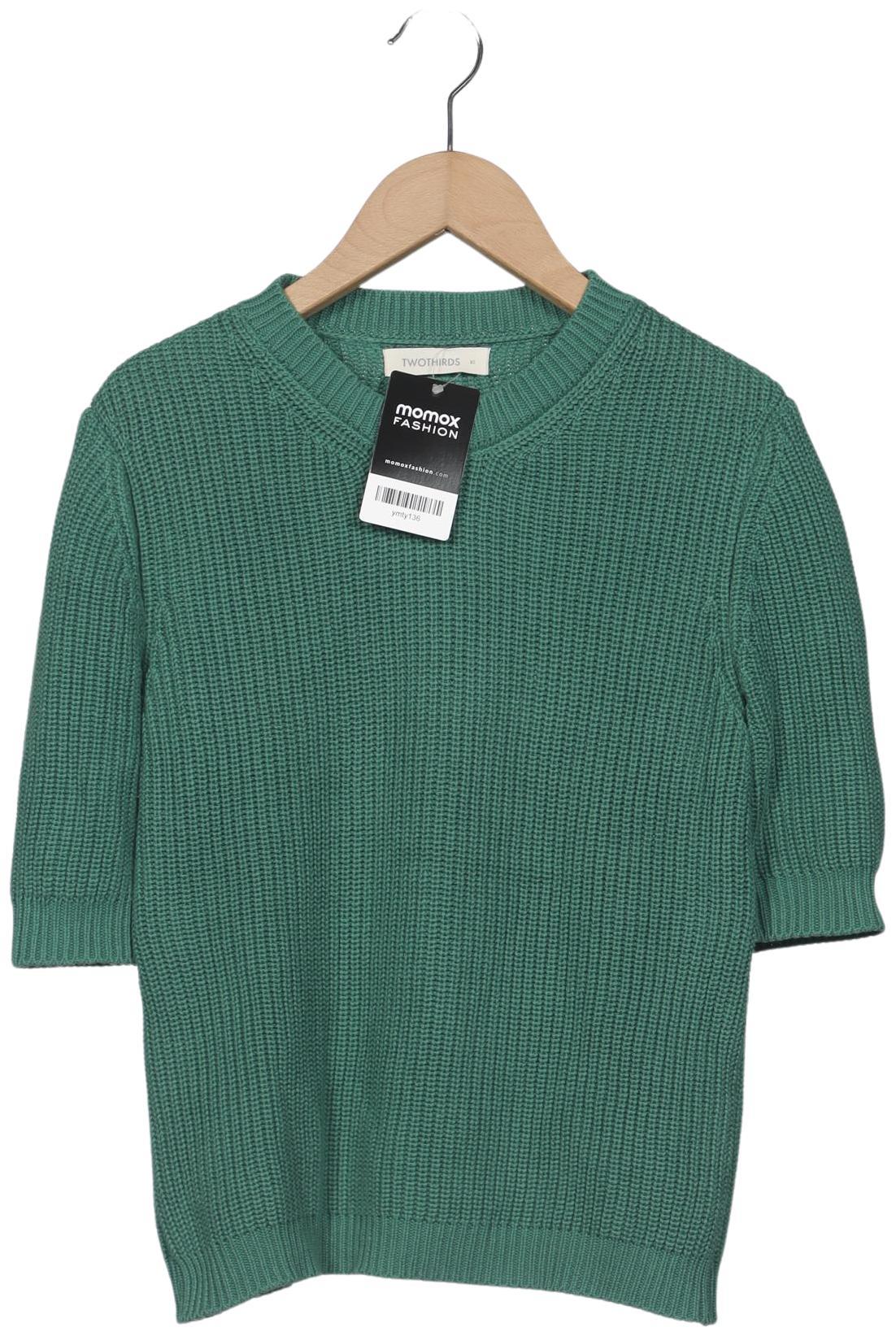 

Twothirds Damen Pullover, grün, Gr. 34
