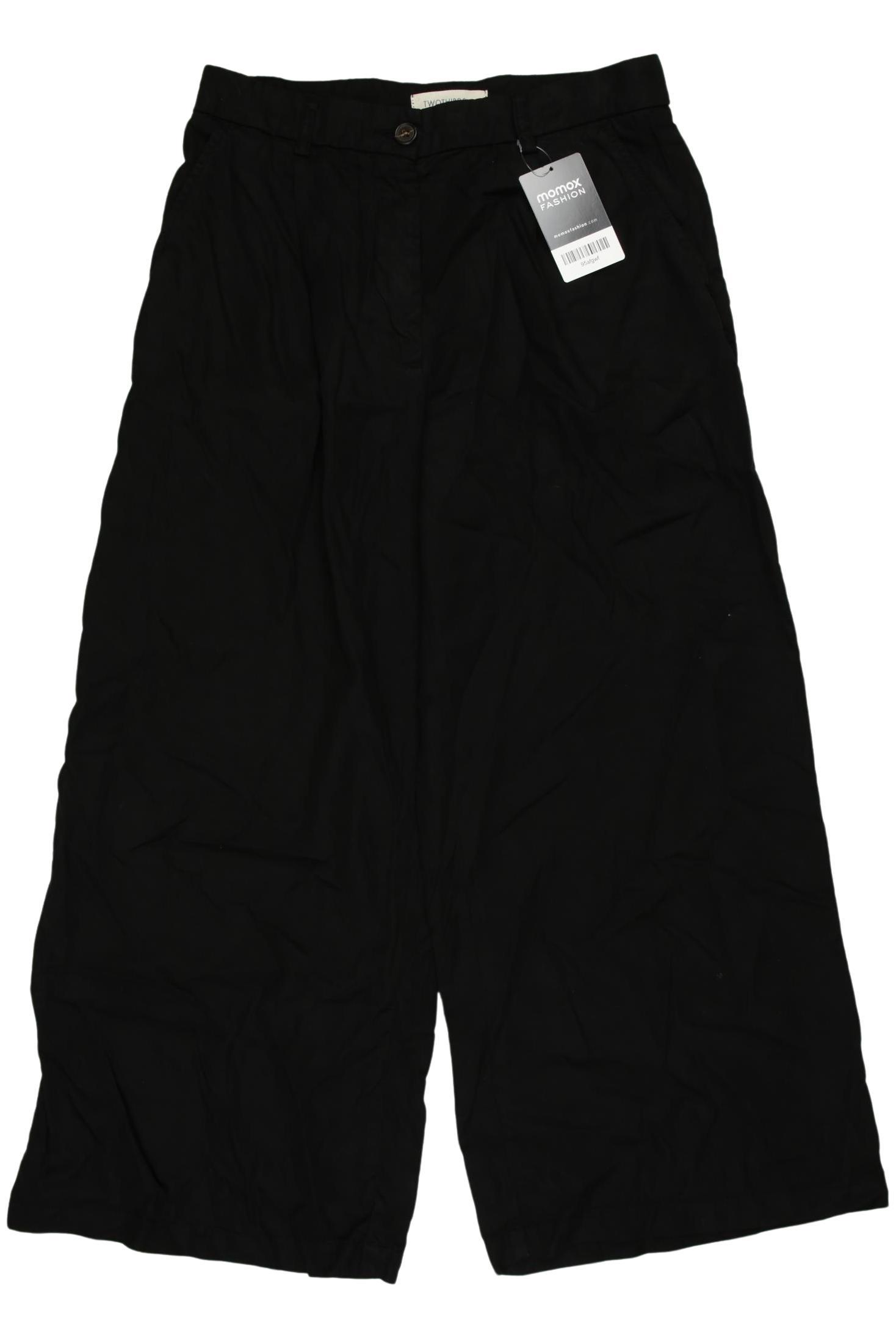 

Twothirds Damen Stoffhose, schwarz, Gr. 0