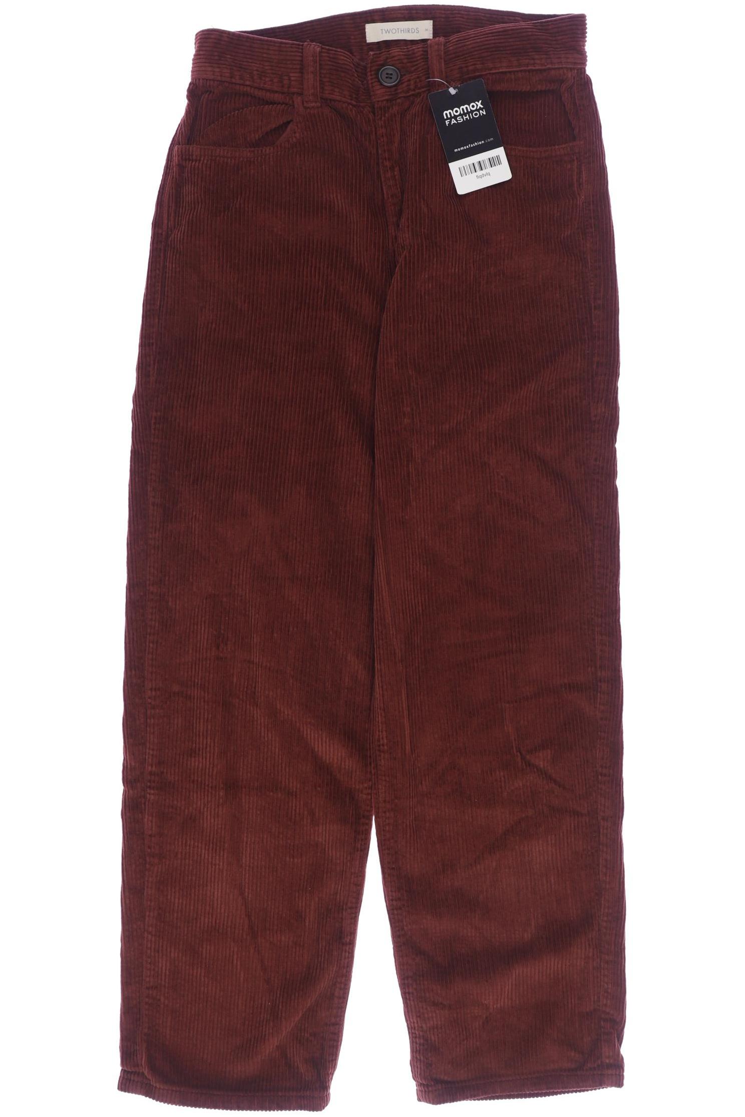 

Twothirds Damen Stoffhose, bordeaux, Gr. 36