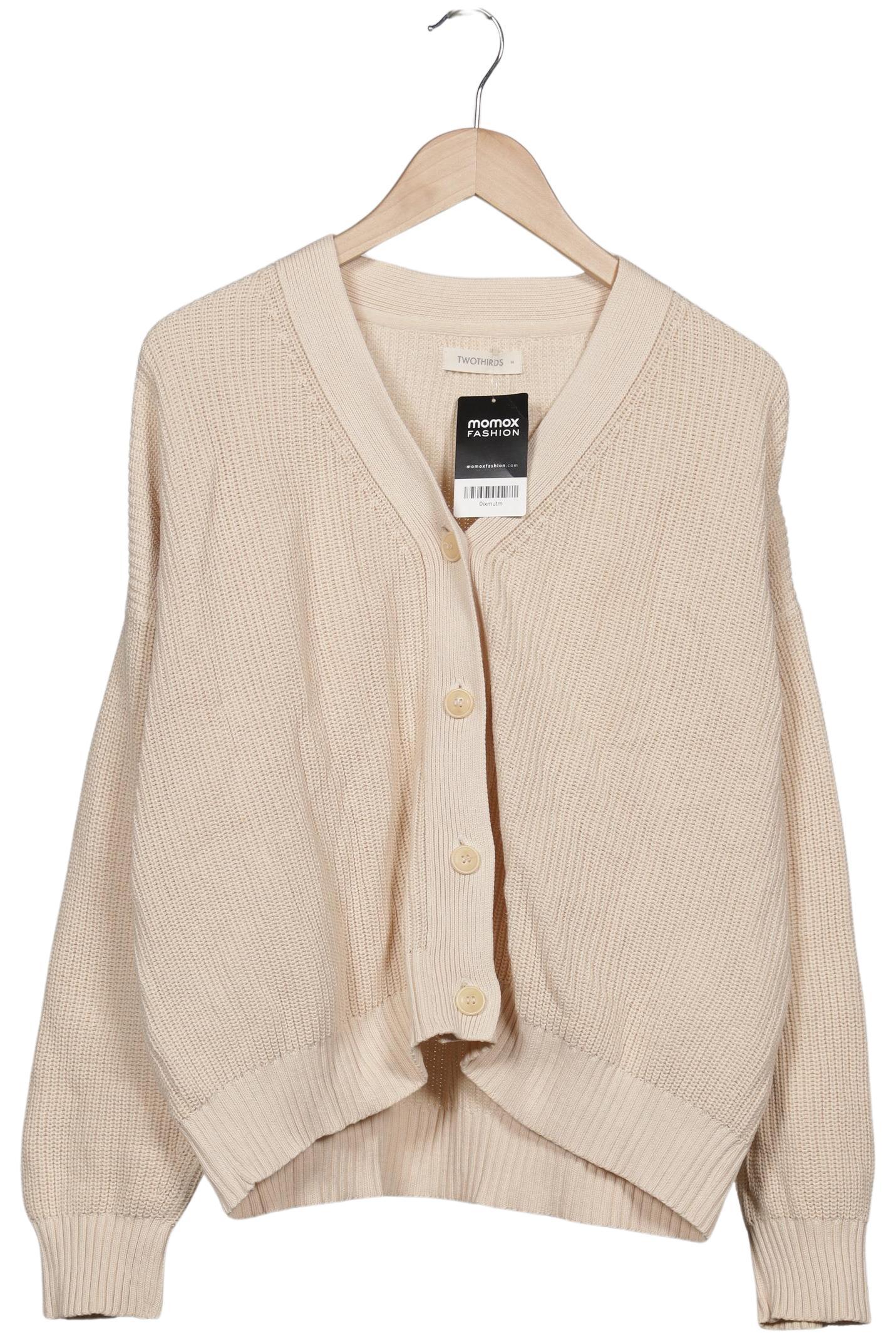 

Twothirds Damen Strickjacke, cremeweiß, Gr. 38