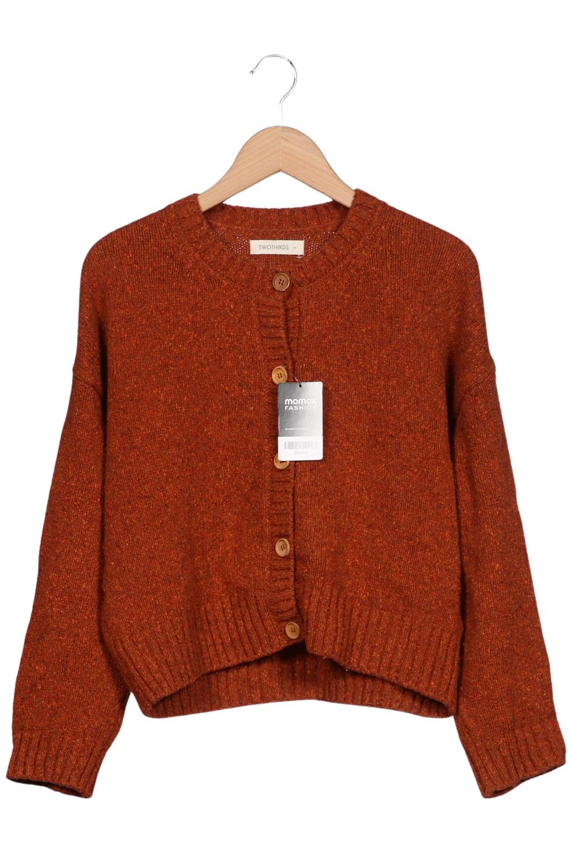 

Twothirds Damen Strickjacke, orange, Gr. 38