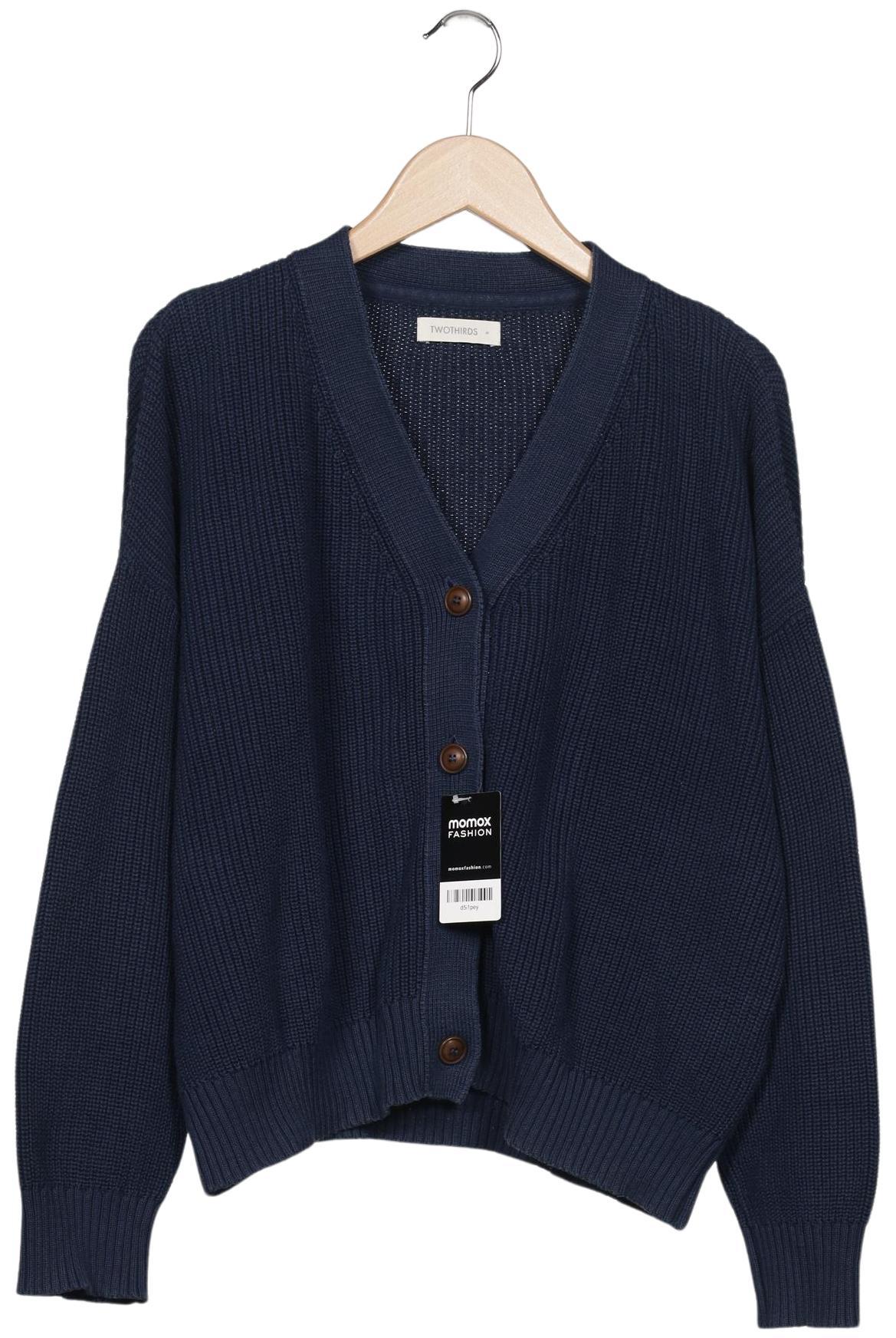 

Twothirds Damen Strickjacke, marineblau, Gr. 38