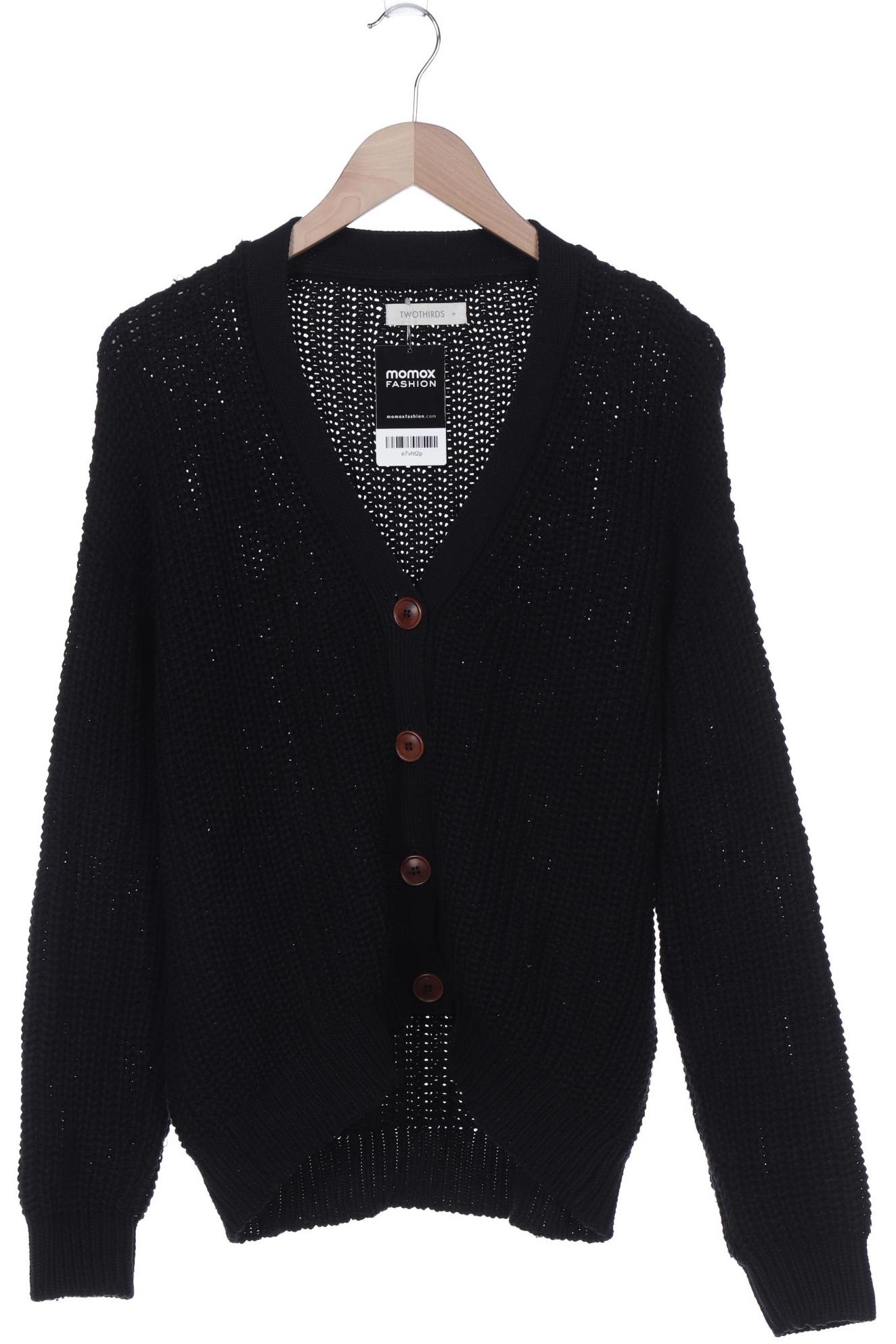 

Twothirds Damen Strickjacke, schwarz, Gr. 38