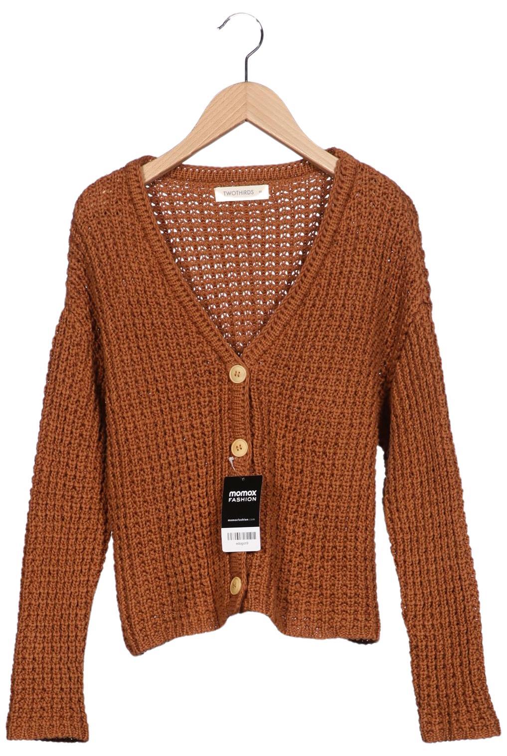 

Twothirds Damen Strickjacke, braun, Gr. 34