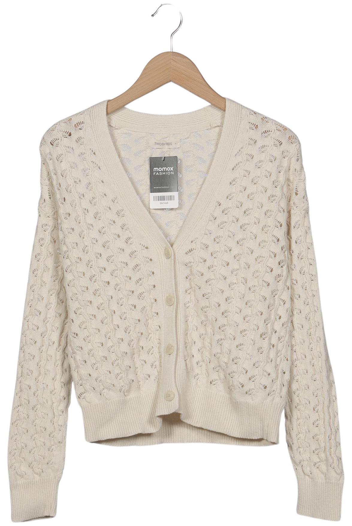 

Twothirds Damen Strickjacke, cremeweiß, Gr. 38