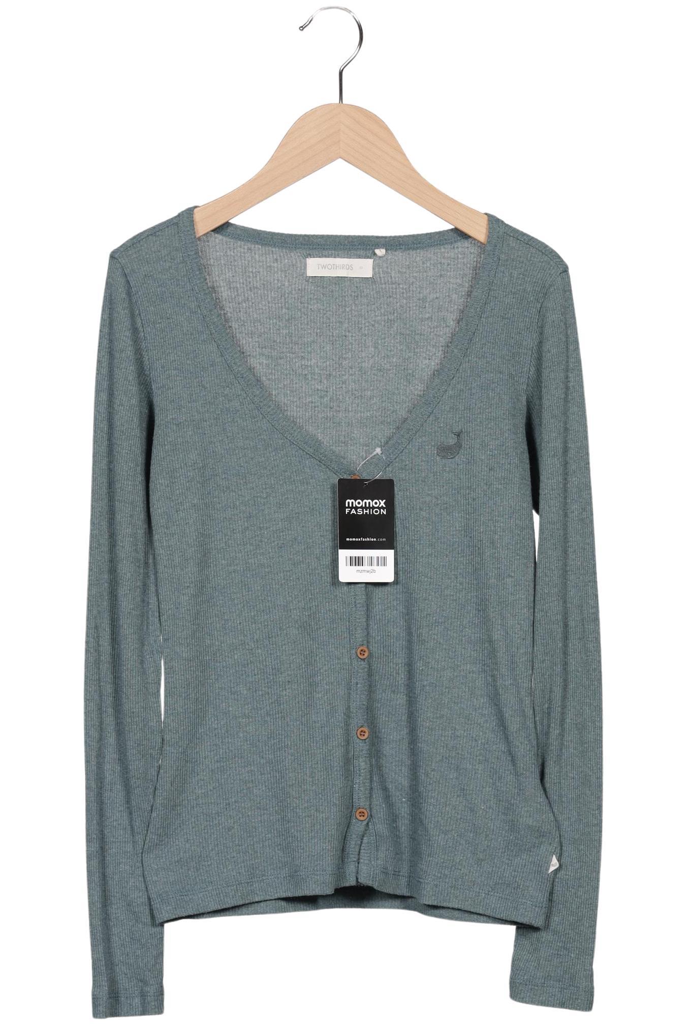 

Twothirds Damen Strickjacke, hellblau, Gr. 34