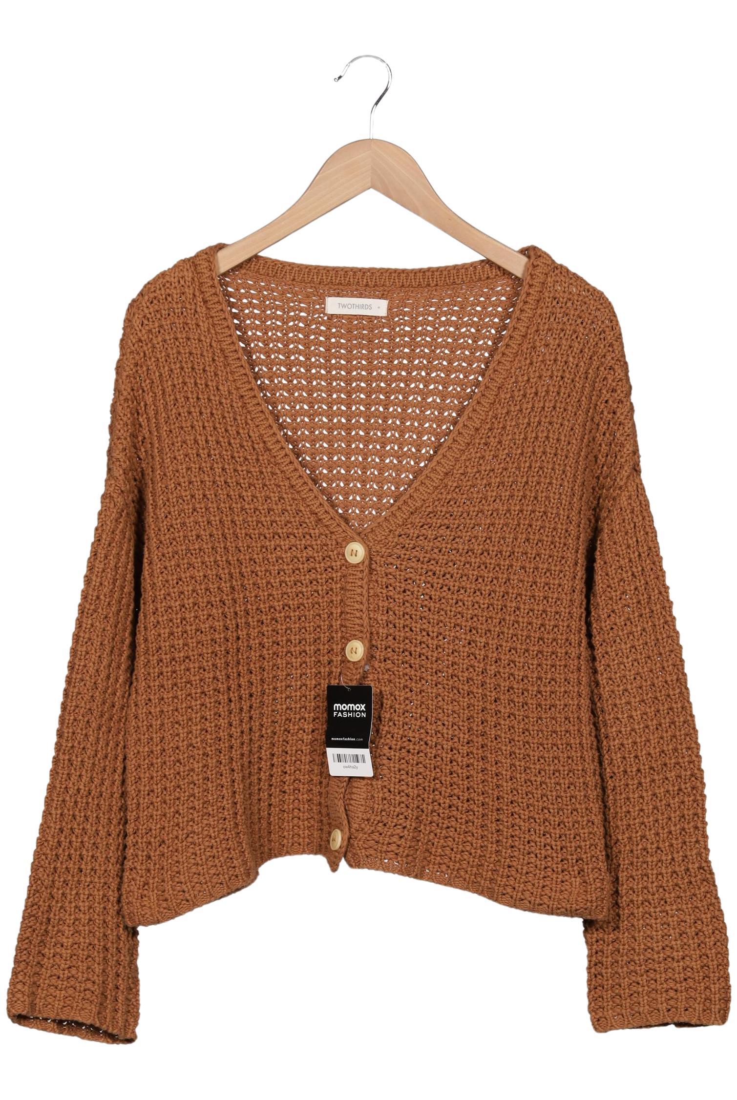 

Twothirds Damen Strickjacke, braun, Gr. 38