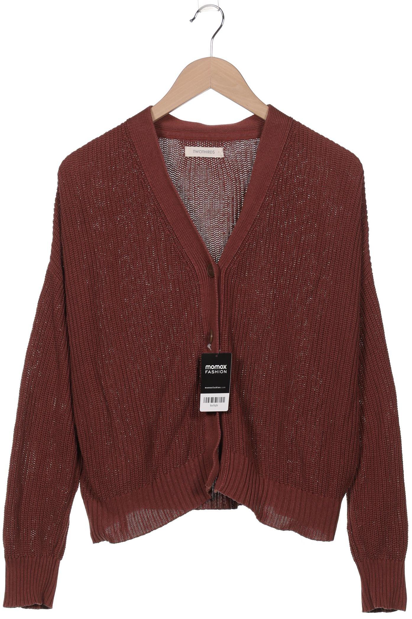 

Twothirds Damen Strickjacke, braun, Gr. 36