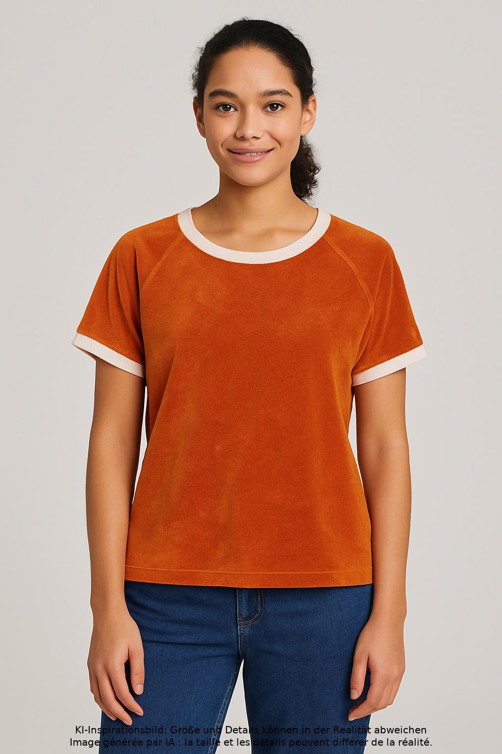 

Twothirds Damen T-Shirt, orange, Gr. 44